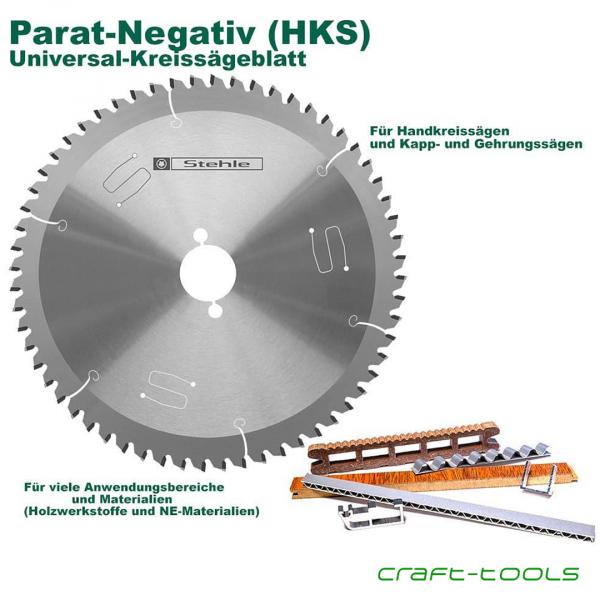 Stehle HKS Parat - Kreissägeblatt 200x2,8/2,2x30 Z= 54 HW/TR-F negativ